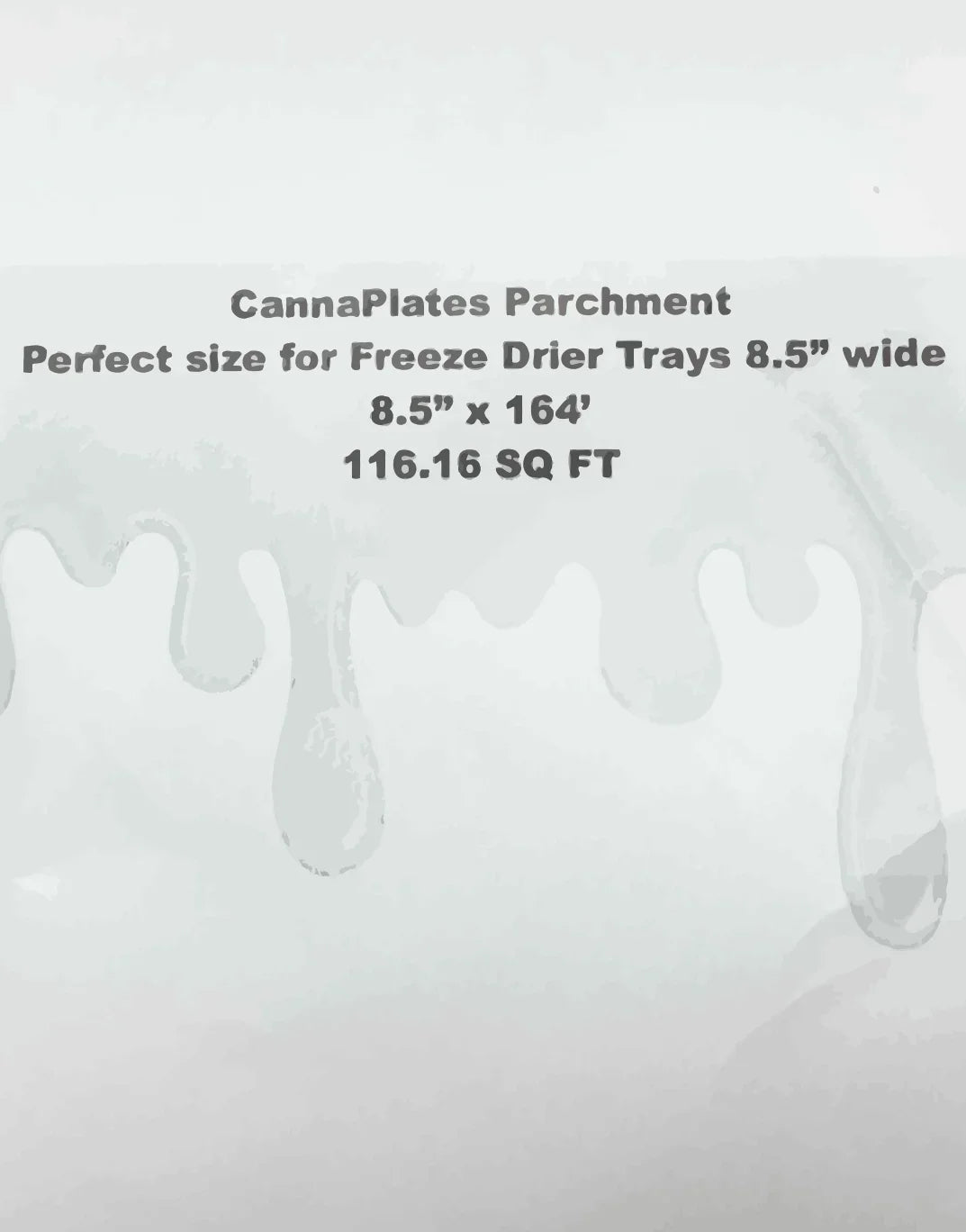 CannaPlates Parchment for freeze drier trays, 8.5 inches wide by 164 feet long.