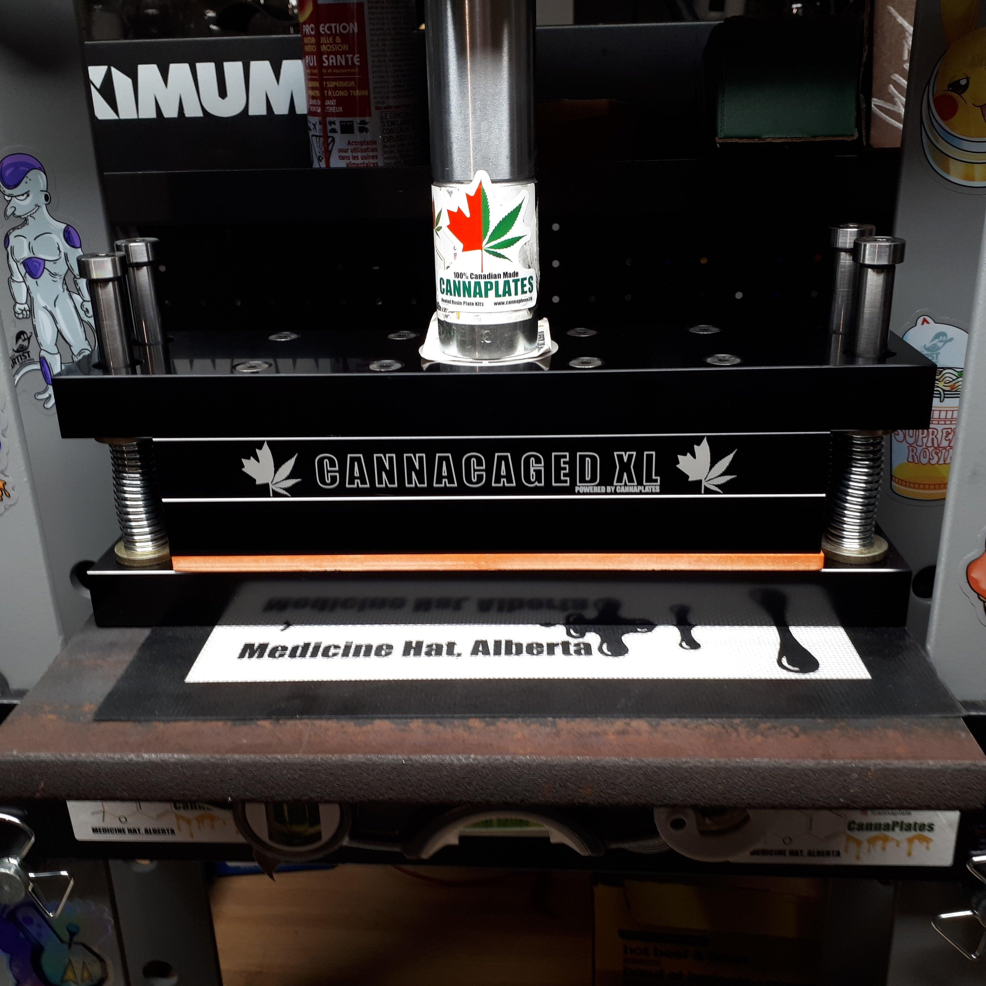 CannaCaged XL 10" x 3" Pressing Surface! - CannaPlates