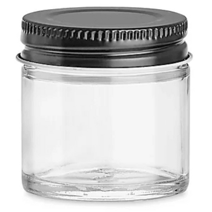 3ml OR 7 ml OR 10ml OR 1 oz Straight Wall Glass Jars