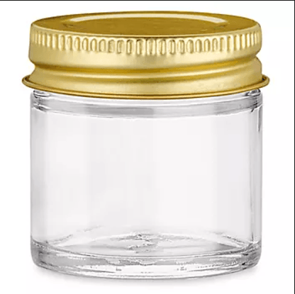 3ml OR 7 ml OR 10ml OR 1 oz Straight Wall Glass Jars