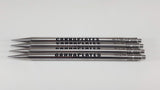 'CannaPlates No. 2 HB' Old School 316 Stainless Steel Dab Pencils
