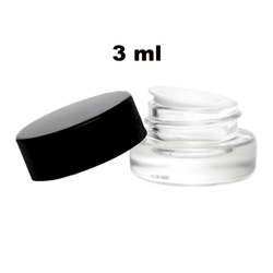 3ml OR 7 ml OR 1 oz Straight Wall Glass Jars