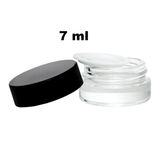 3ml OR 7 ml OR 1 oz Straight Wall Glass Jars